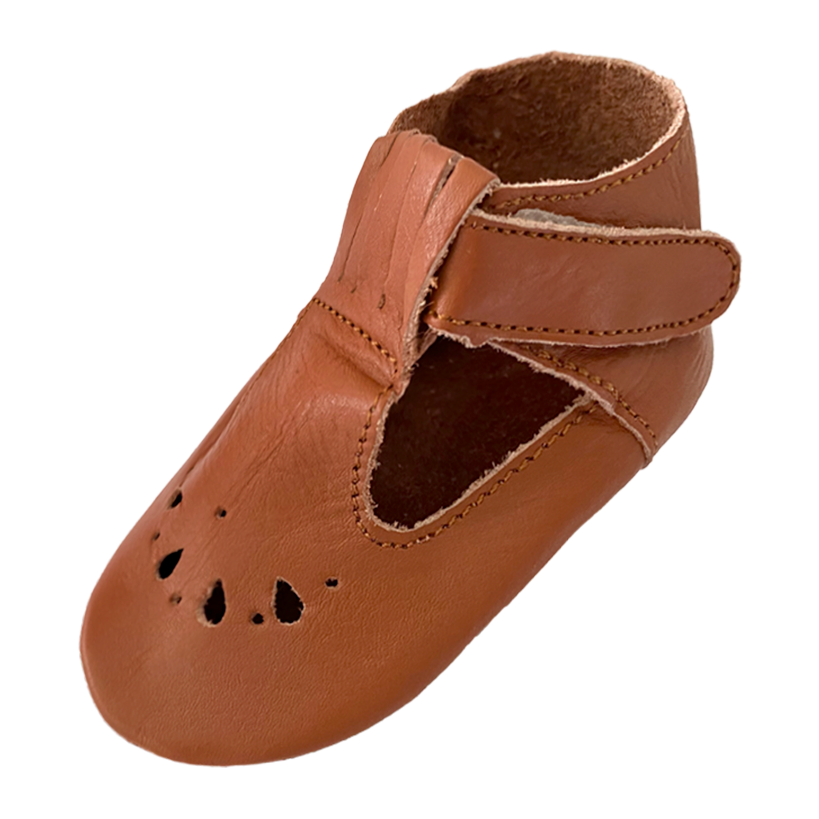 Babyslofjes sandalen bruin single